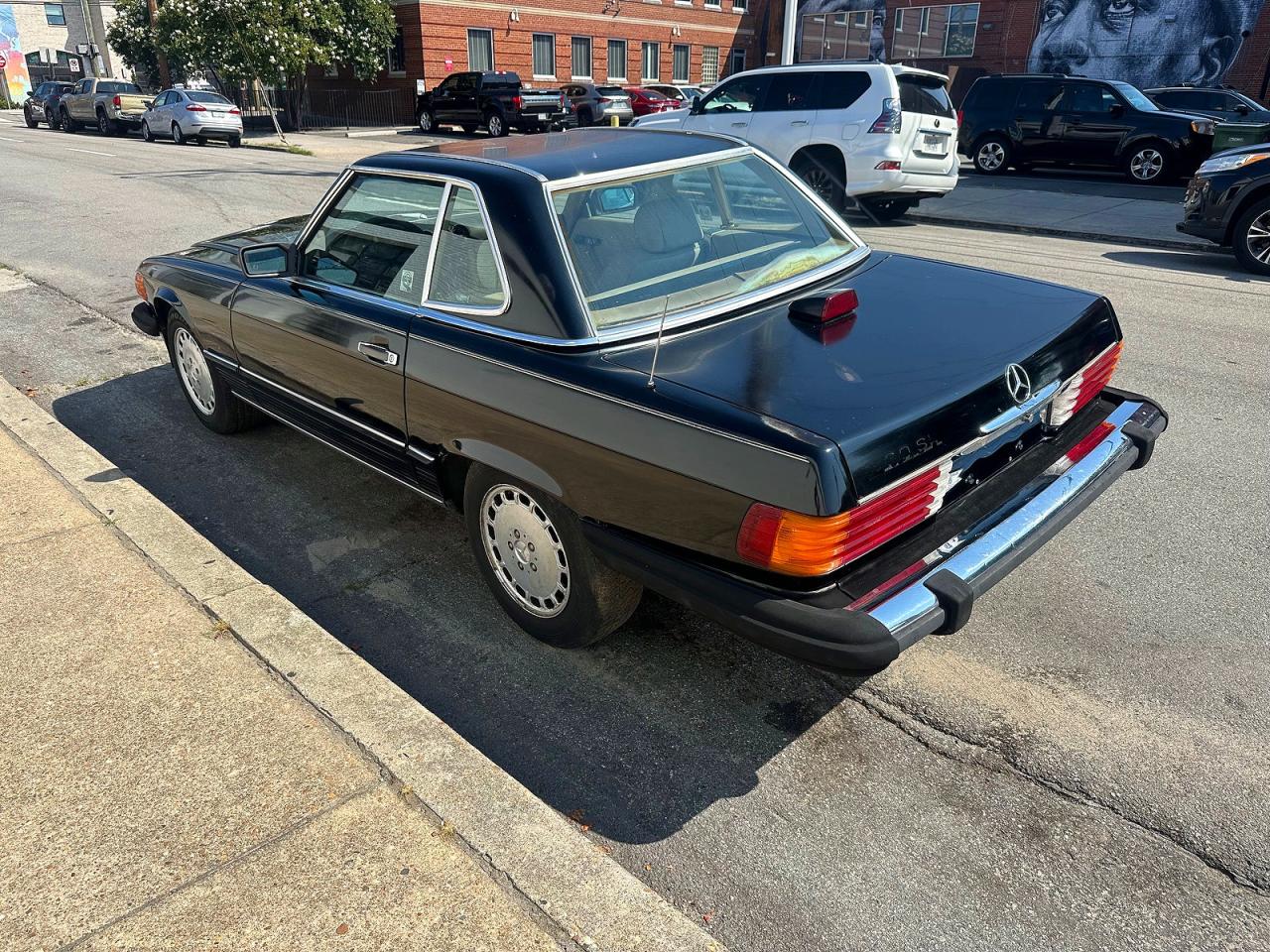 1986 Mercedes-benz 560sl Black vin: WDBBA4BD7GA039241