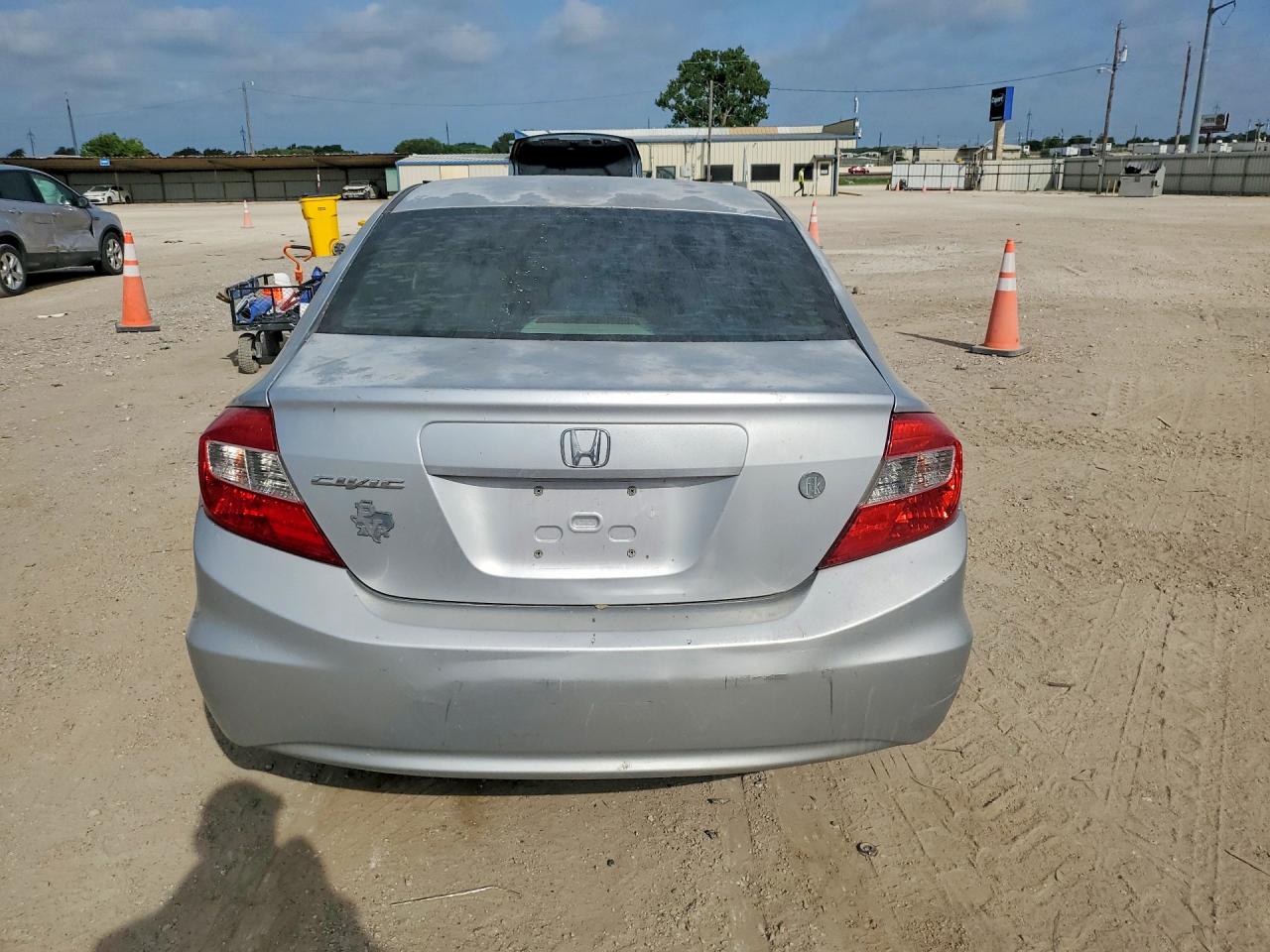 2012 Honda Civic Ex Silver vin: 2HGFB2F82CH588000