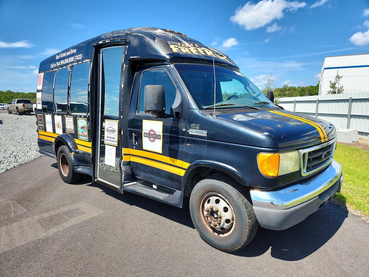 2006 Ford Econoline E350 Super Duty Cutaway Van Black vin: 1FDWE35L36HB01863