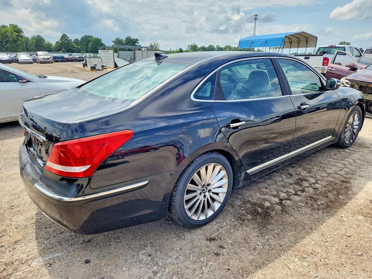 2012 Hyundai Equus Signature Black vin: KMHGH4JHXCU052179