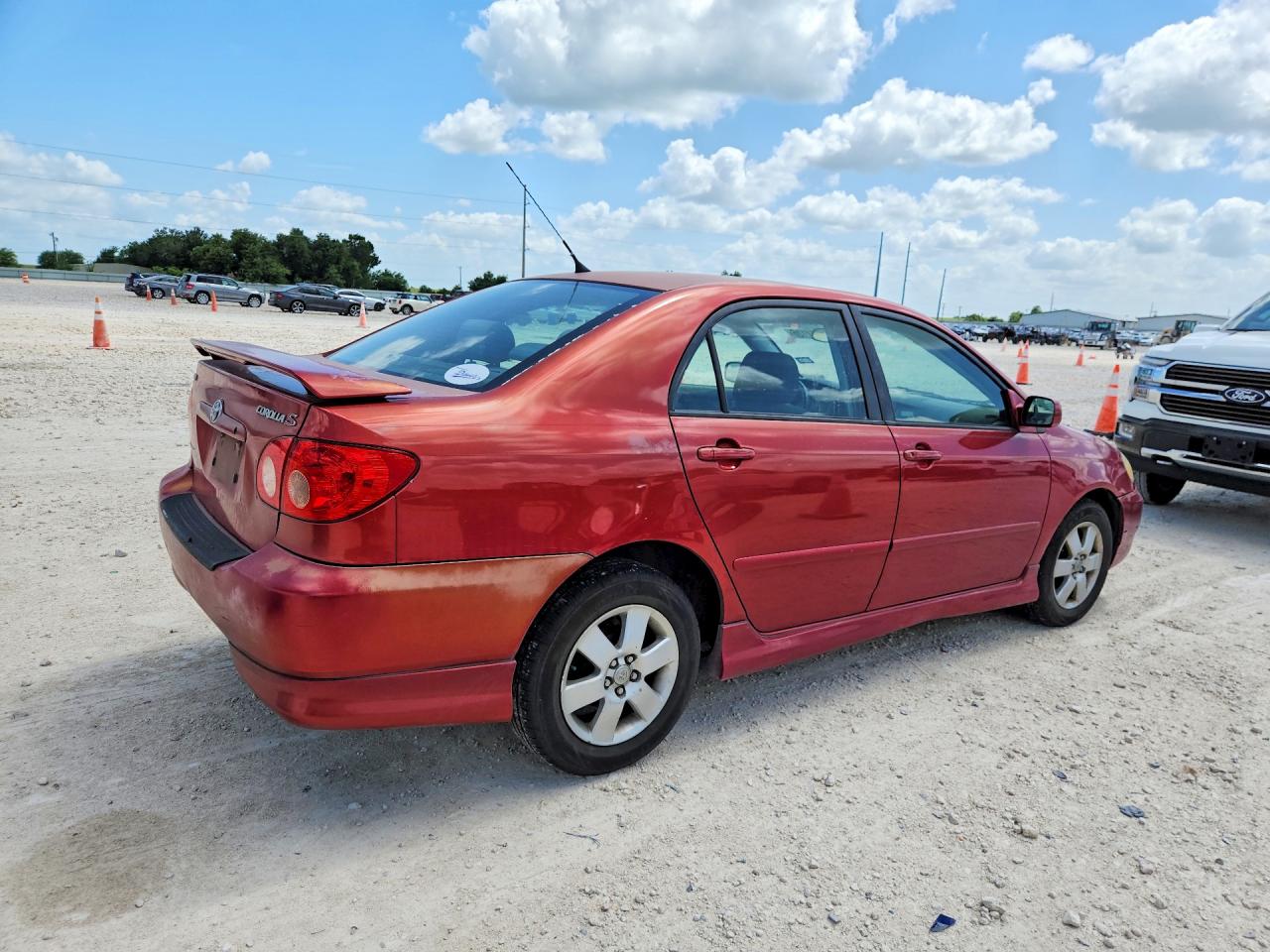 2007 Toyota Corolla S Красный vin: 1NXBR32E47Z812649