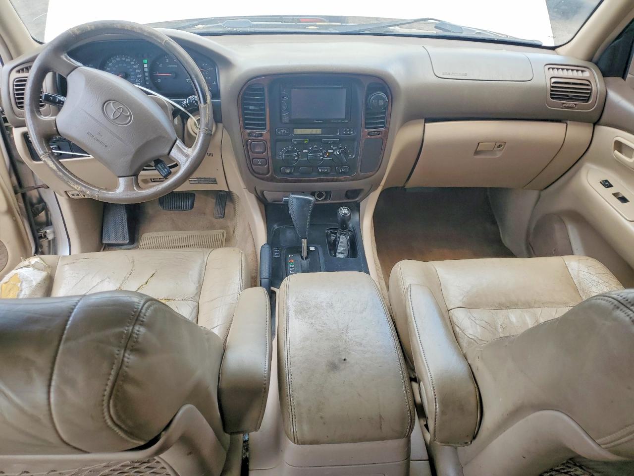 2000 Toyota Land Cruiser Base Beige vin: JT3HT05J2Y0096774
