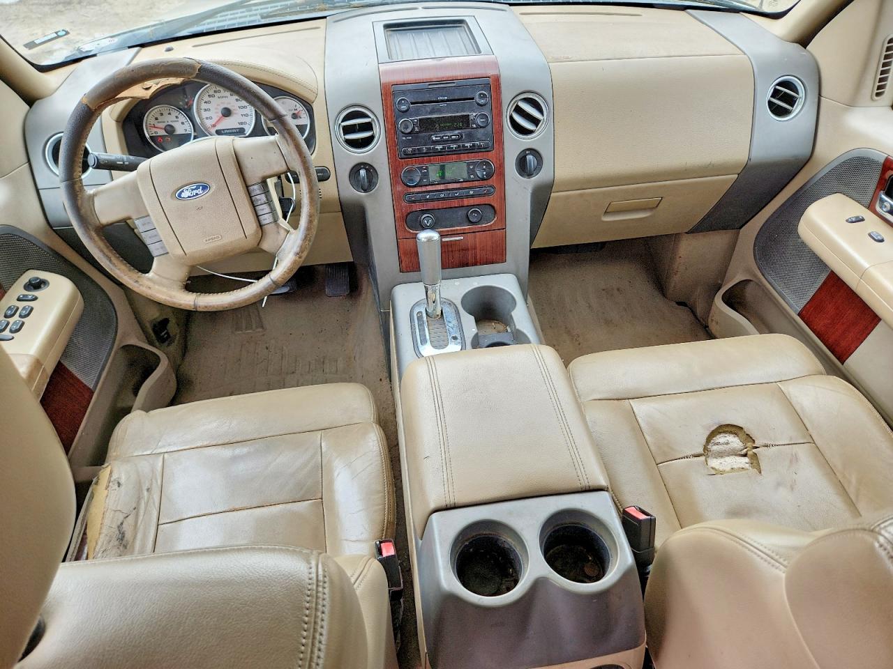 2006 Ford F150 Supercrew Tan vin: 1FTPW14566FB60155