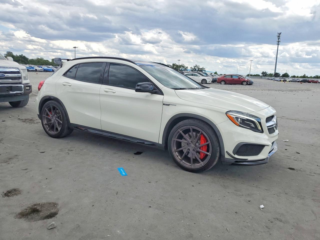 2015 Mercedes-benz Gla 45 Amg White vin: WDDTG5CB1FJ062549
