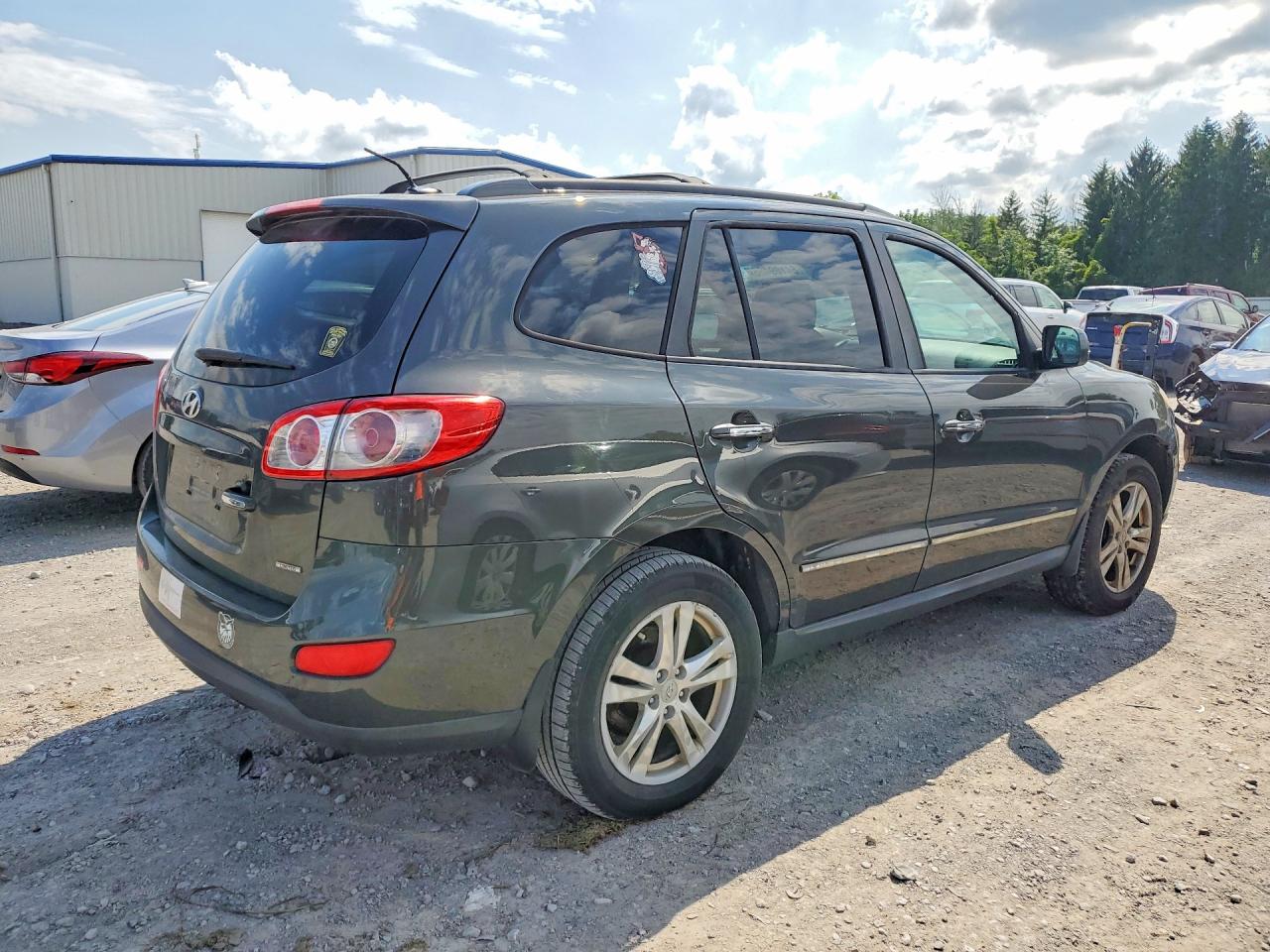 2012 Hyundai Santa Fe Limited Gray vin: 5XYZK4AG1CG110901