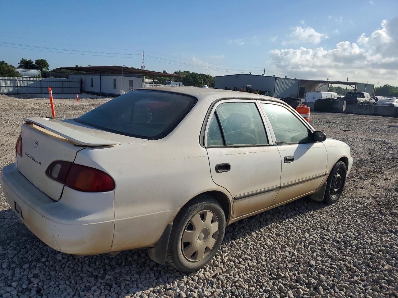 1999 Toyota Corolla Ve White vin: 1NXBR12EXXZ288797