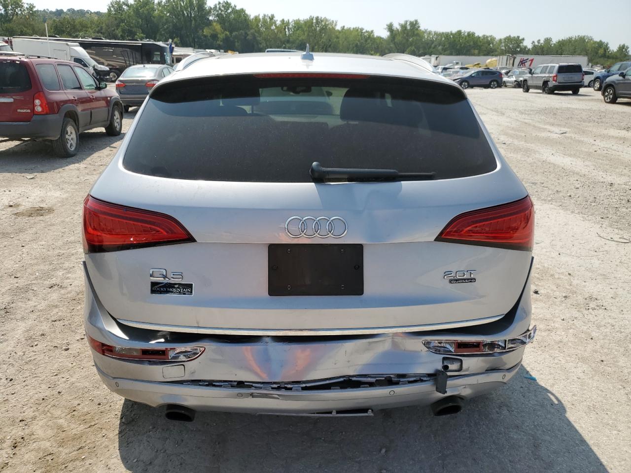 2016 Audi Q5 Premium Plus Silver vin: WA1L2AFP1GA049093