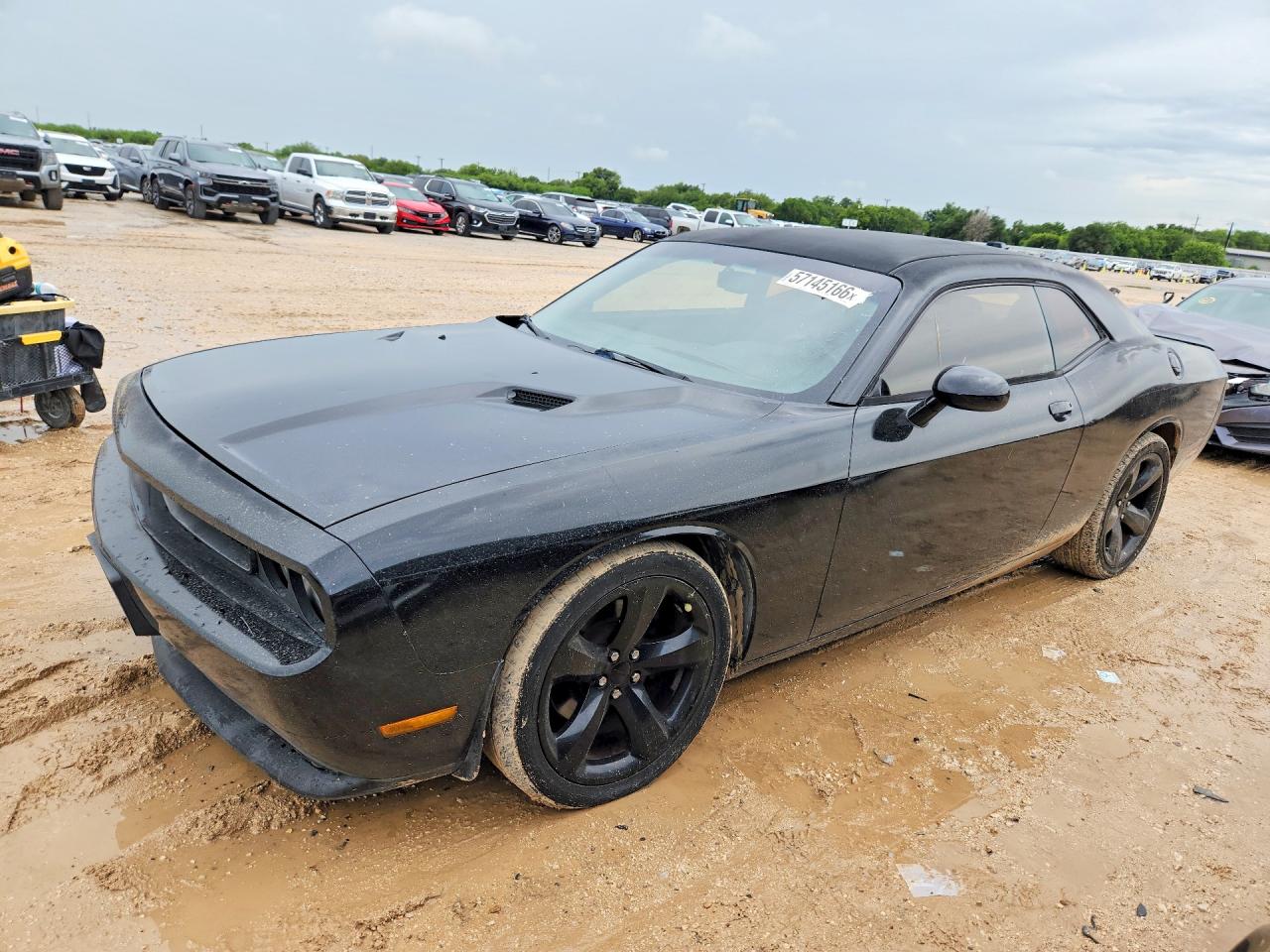 2013 Dodge Challenger R Black vin: 2C3CDYBT5DH679468