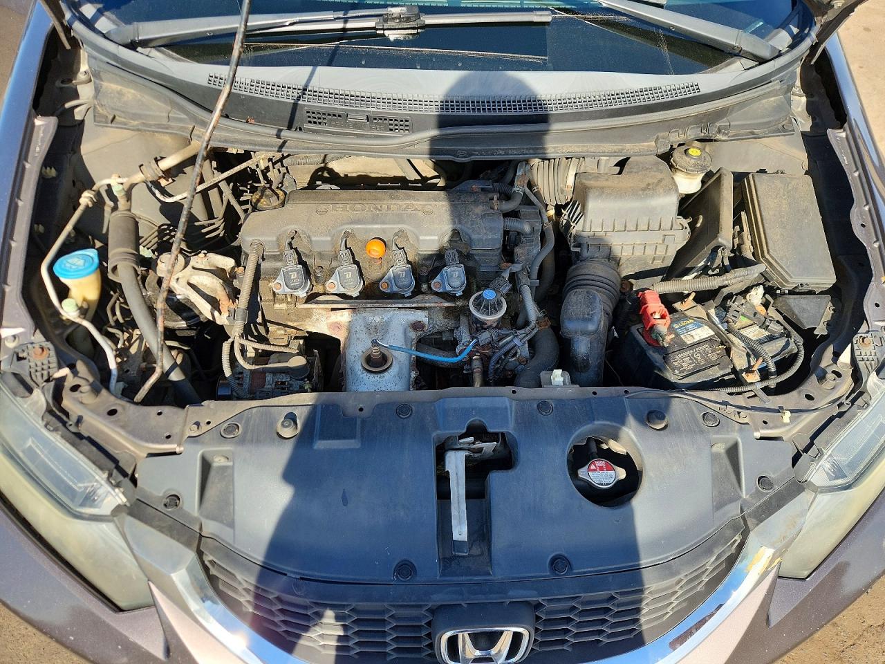 2013 Honda Civic Lx Gray vin: 2HGFB2F54DH563039