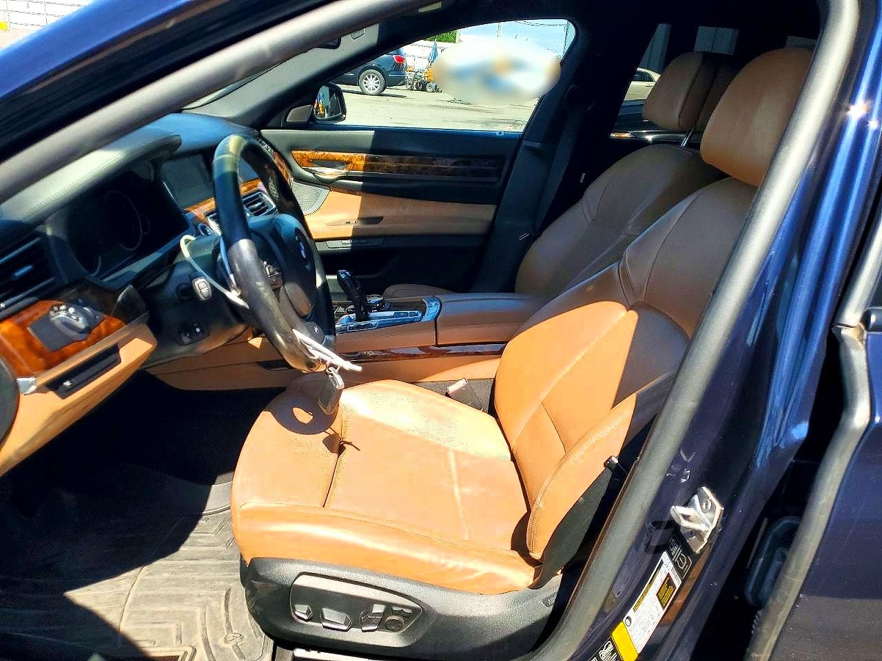 2014 Bmw 750 Lxi Blue vin: WBAYF8C59ED141850