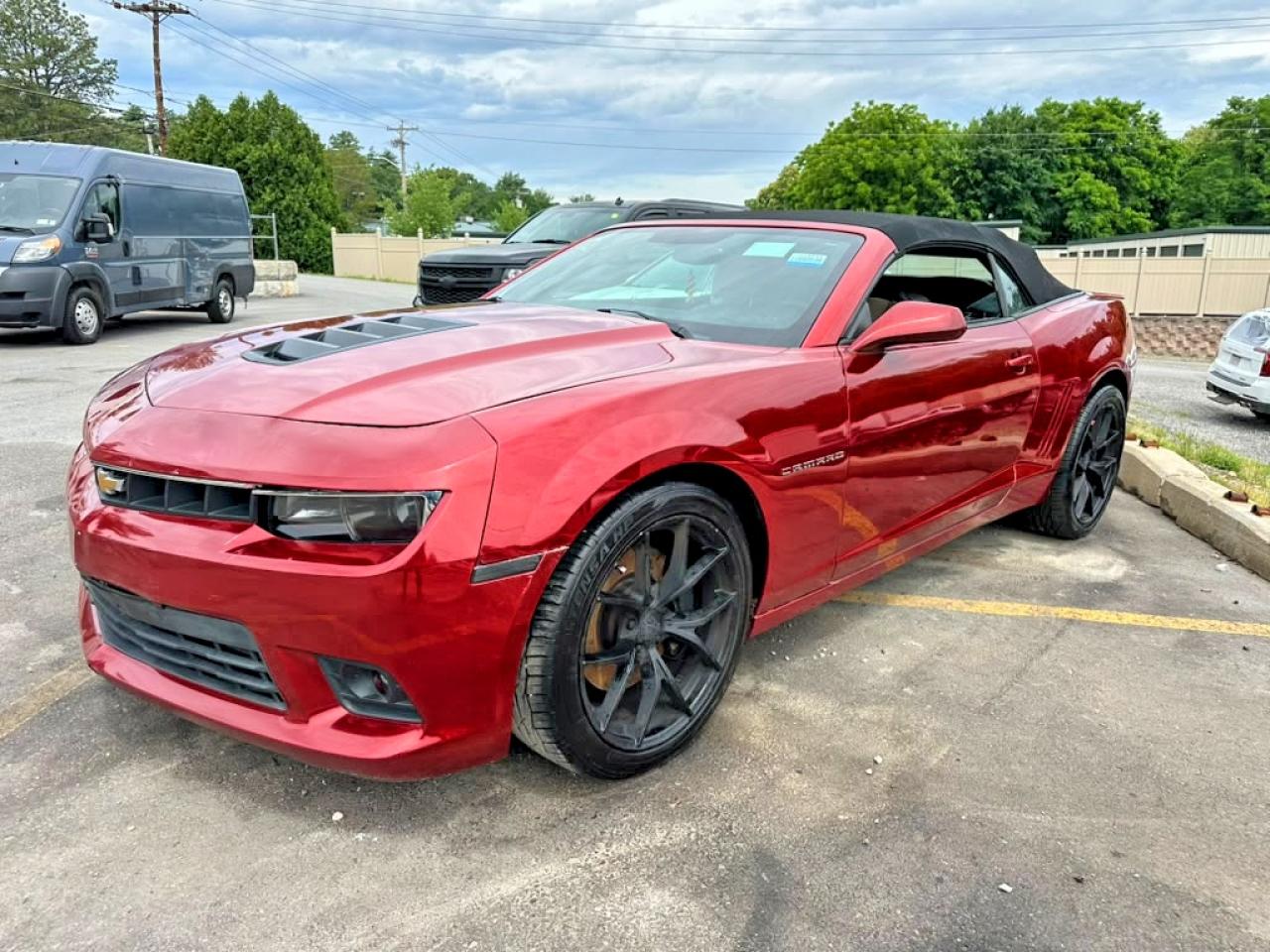2014 Chevrolet Camaro 2ss Red vin: 2G1FK3DJ2E9212882