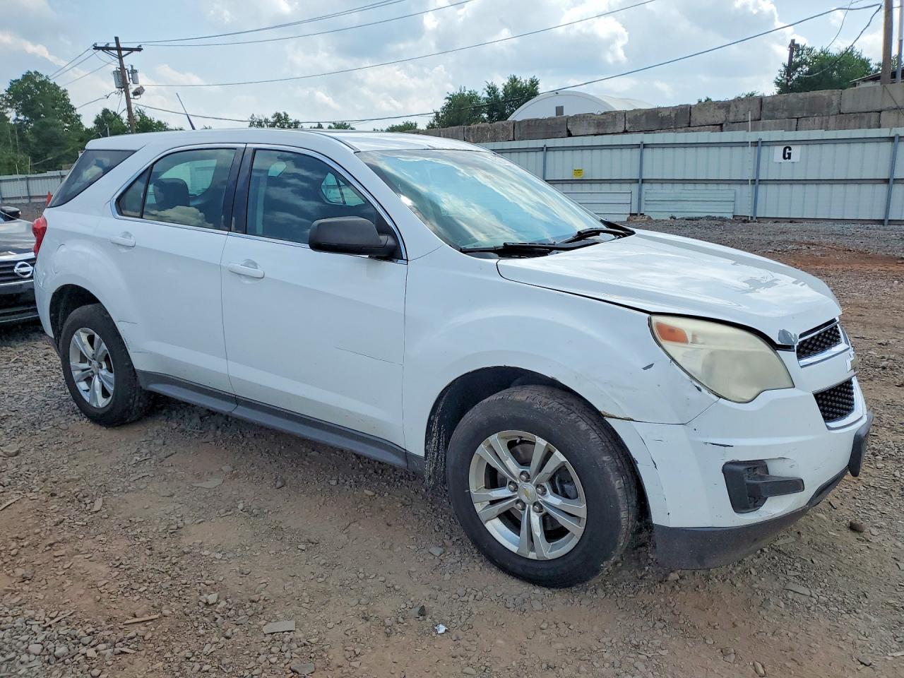 2012 Chevrolet Equinox Ls Белый vin: 2GNFLCEK4C6261003