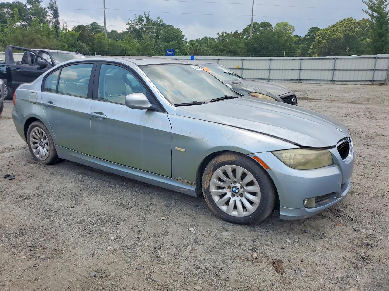 2009 Bmw 328 I Blue vin: WBAPH77559NM46305