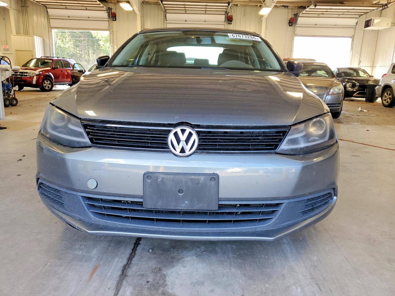 2013 Volkswagen Jetta Base Gray vin: 3VW2K7AJ7DM401757