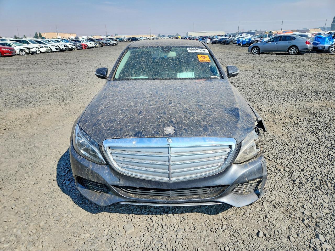 2015 Mercedes-benz C 300 Gray vin: 55SWF4JB6FU083393