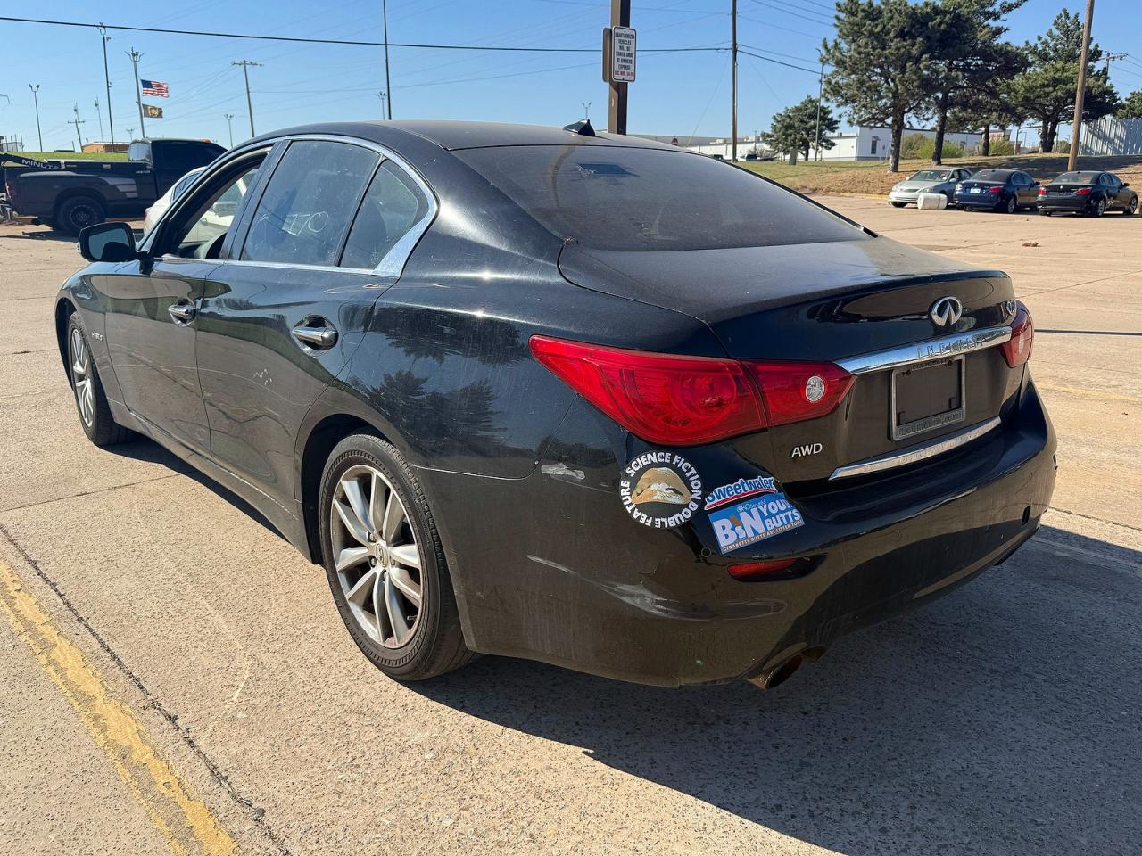 2014 Infiniti Q50 Hybrid Premium Black vin: JN1AV7AR0EM700535