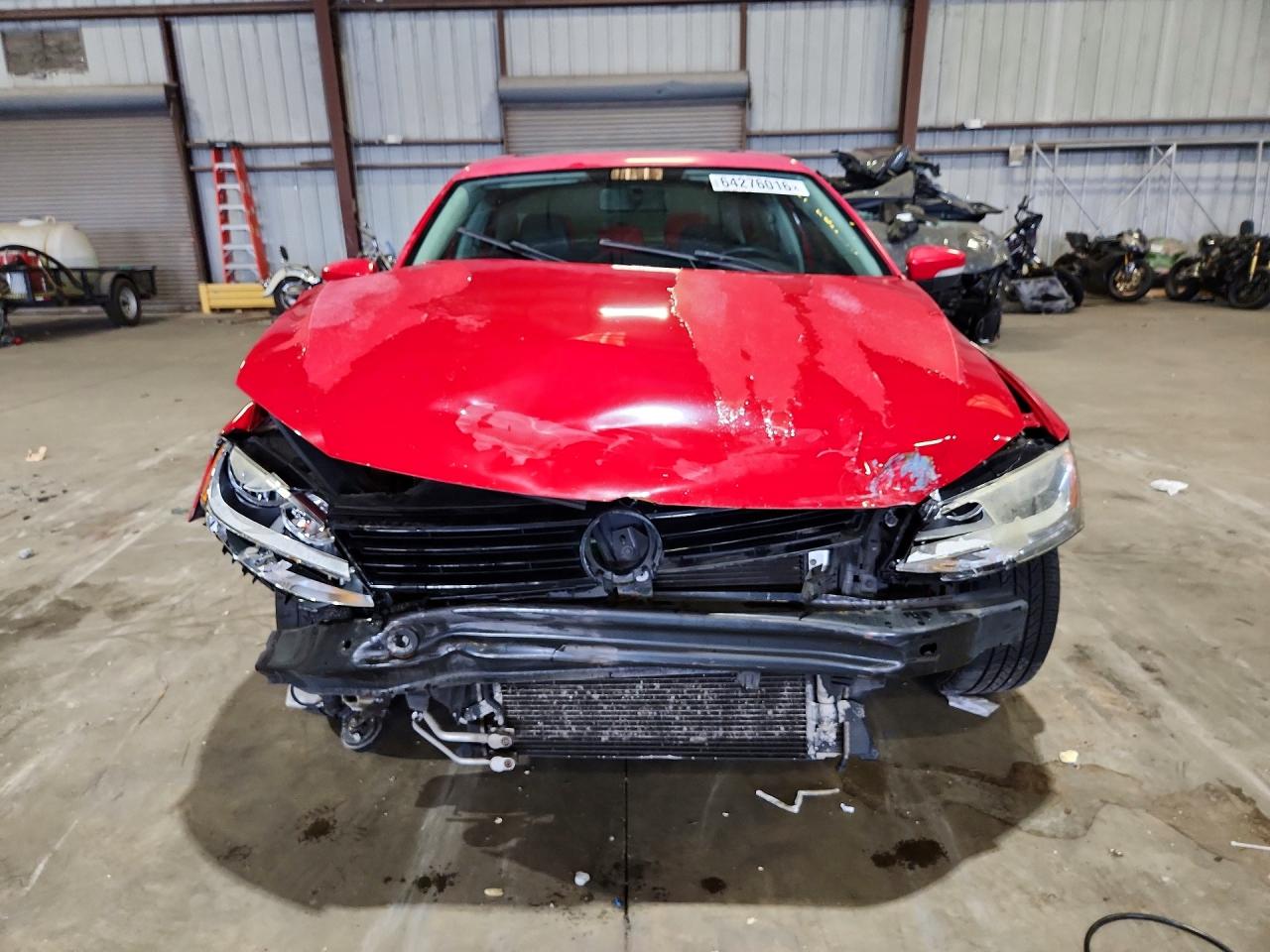 2011 Volkswagen Jetta Se Красный vin: 3VWDZ7AJ8BM400554