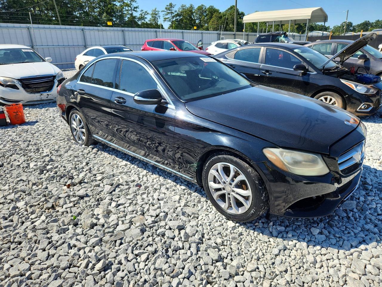 2015 Mercedes-benz C 300 Black vin: 55SWF4JB2FU088008