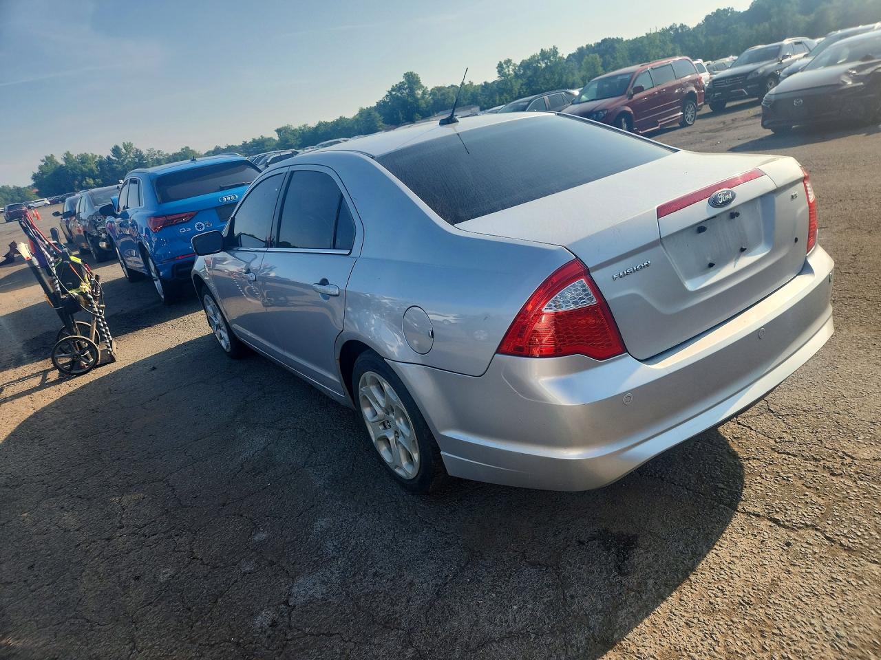 2010 Ford Fusion Se Silver vin: 3FAHP0HA6AR348095