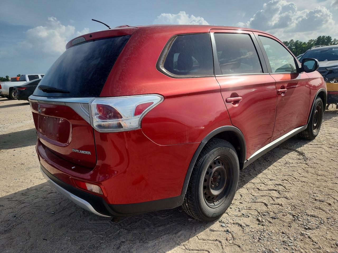 2015 Mitsubishi Outlander Es Red vin: JA4AD2A31FZ003694