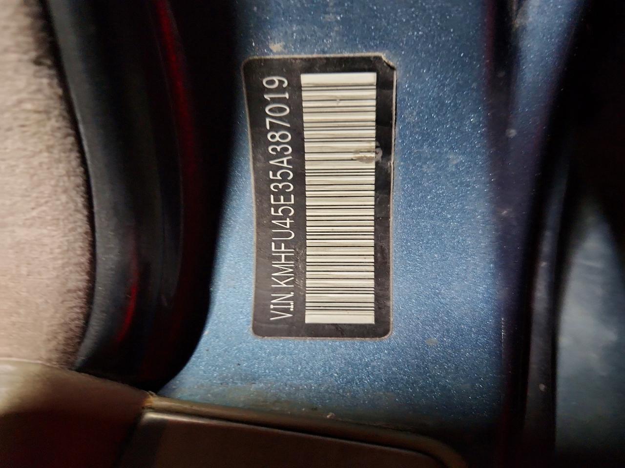 2005 Hyundai Xg 350 Blue vin: 387019