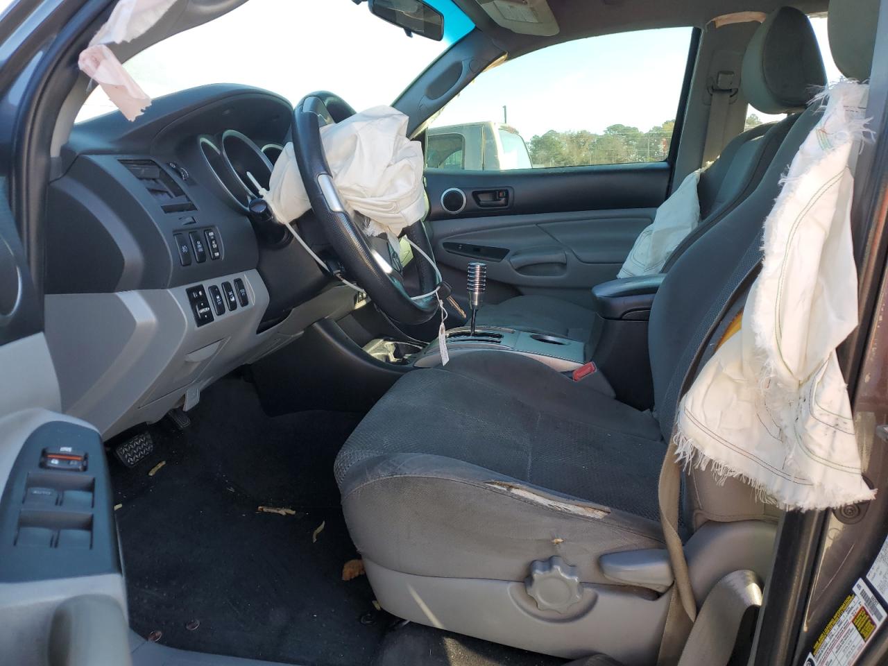 2015 Toyota Tacoma Double Cab Серый vin: 5TFLU4EN6FX120379