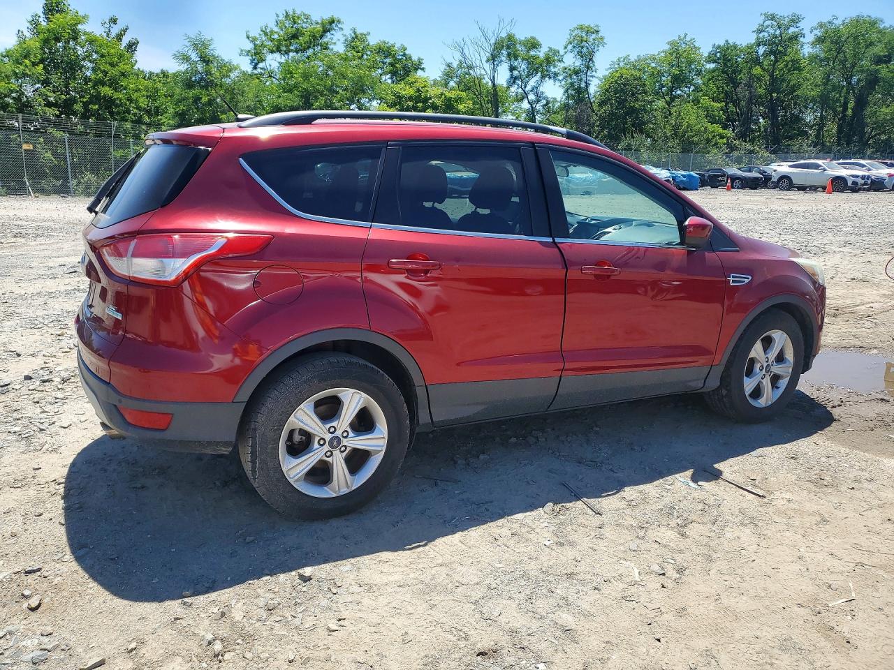 2014 Ford Escape Red vin: 1FMCU0GX4EUA68964