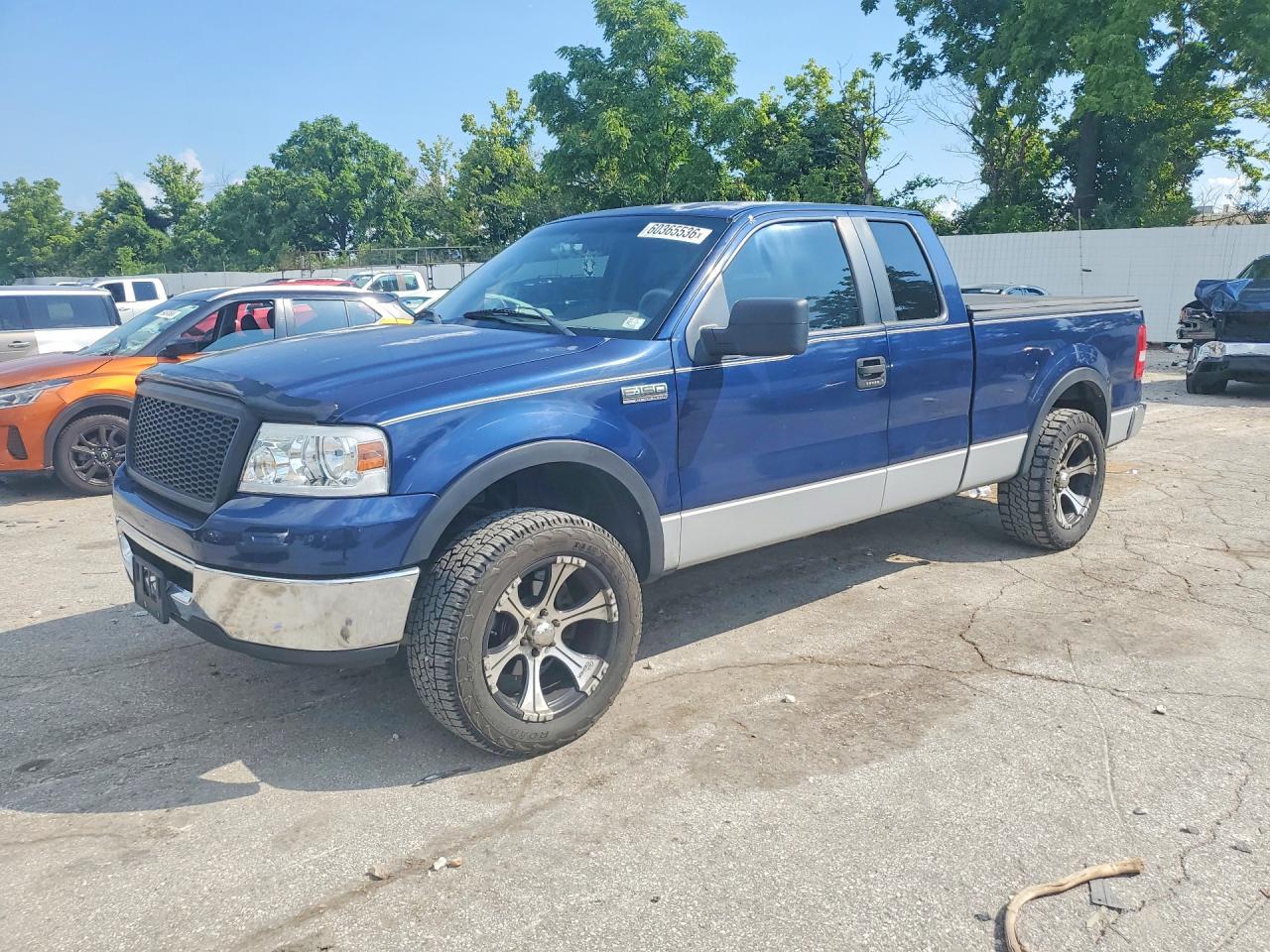 2007 Ford F150 Blue vin: 1FTPX12V17NA44952