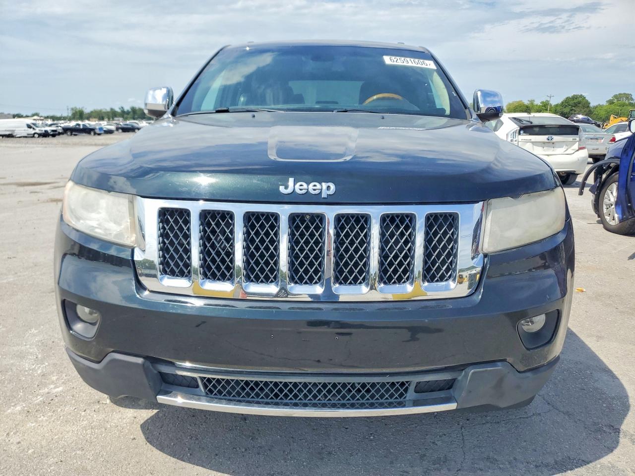 2013 Jeep Grand Cherokee Overland Green vin: 1C4RJFCTXDC619139