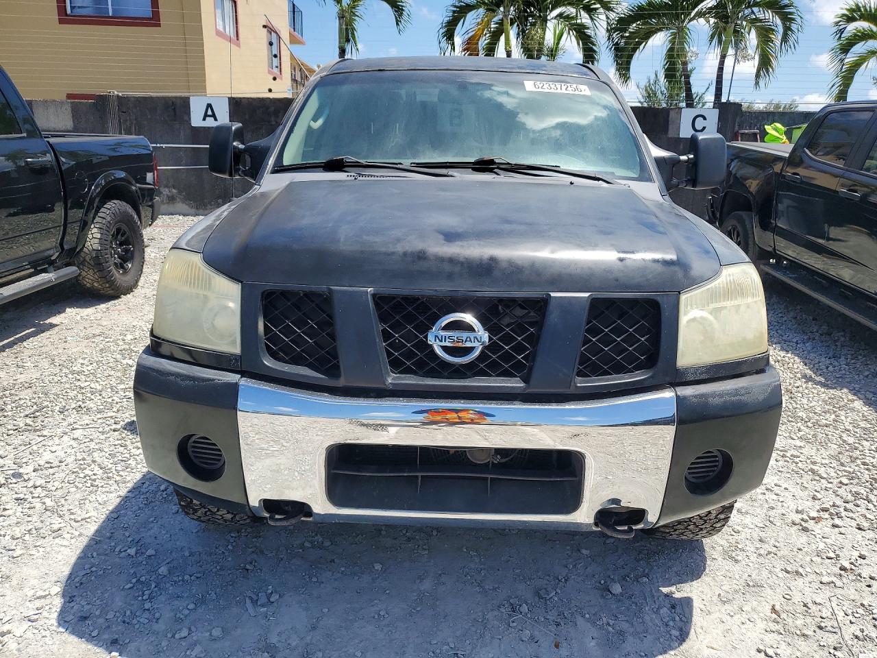 2006 Nissan Titan Xe Black vin: 1N6AA07B96N508176