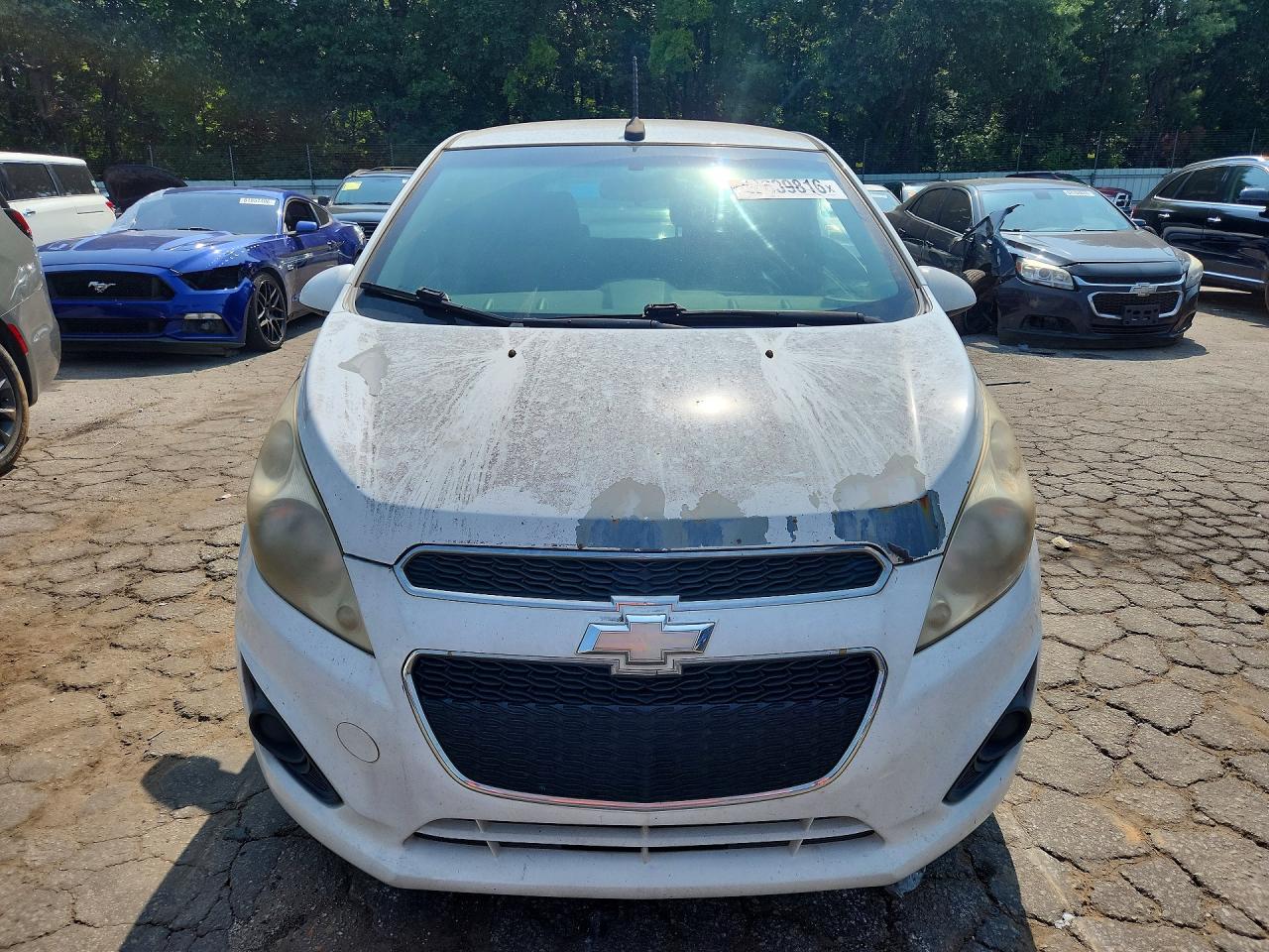 2013 Chevrolet Spark 1lt White vin: KL8CC6S99DC518303