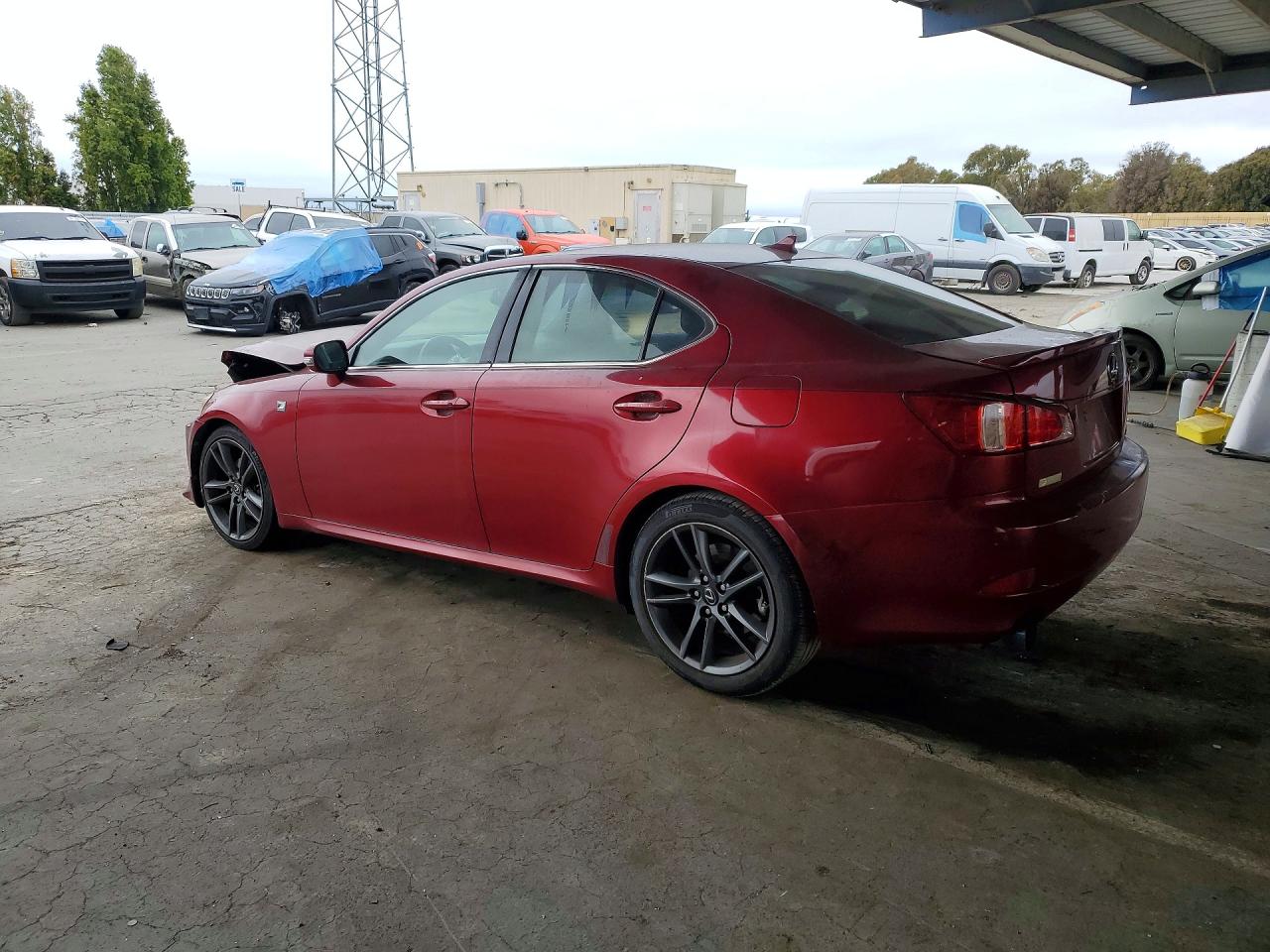 2013 Lexus Is 250 Burgundy vin: JTHBF5C27D5189724
