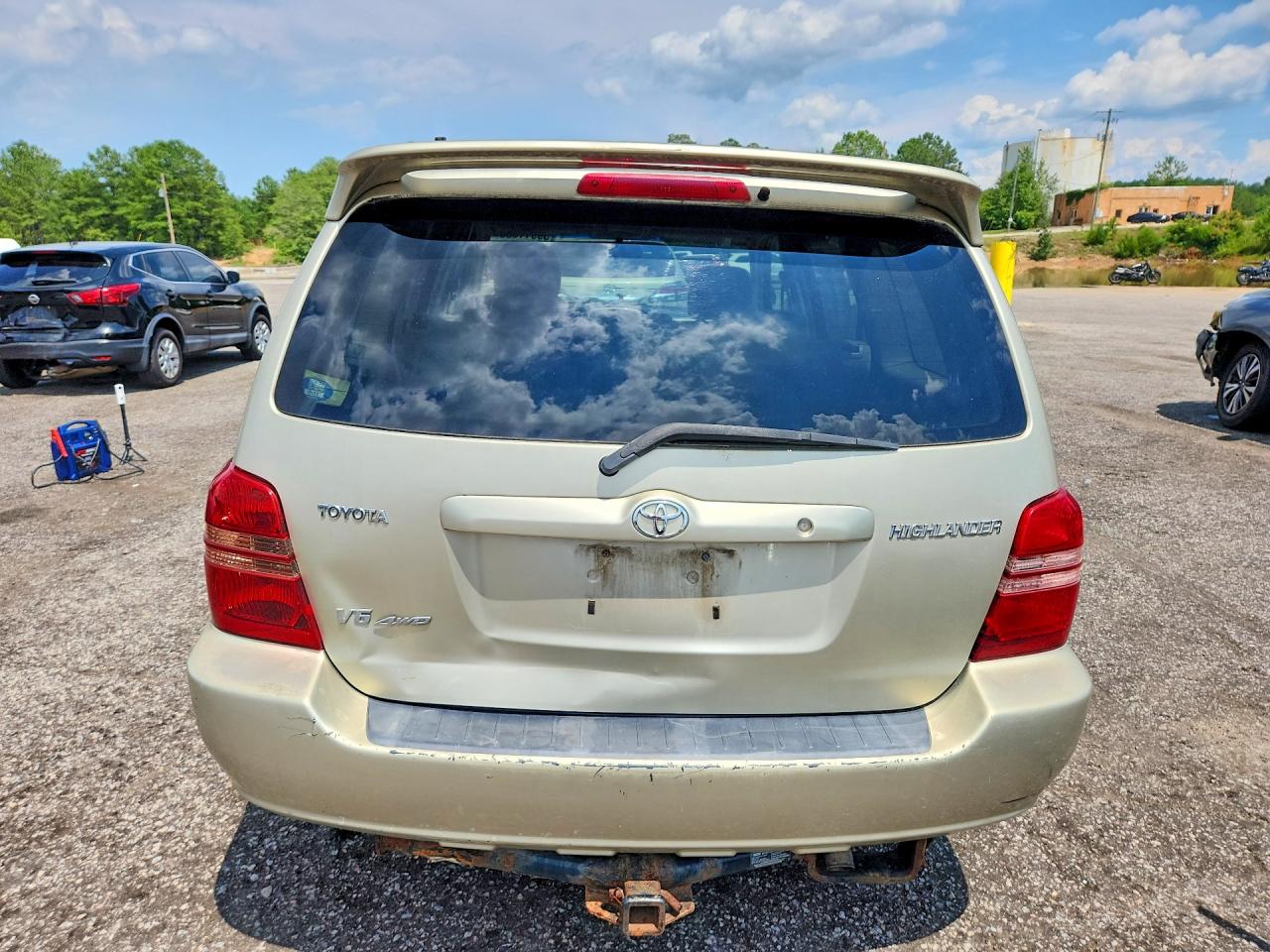2003 Toyota Highlander Limited Beige vin: JTEHF21A030155099
