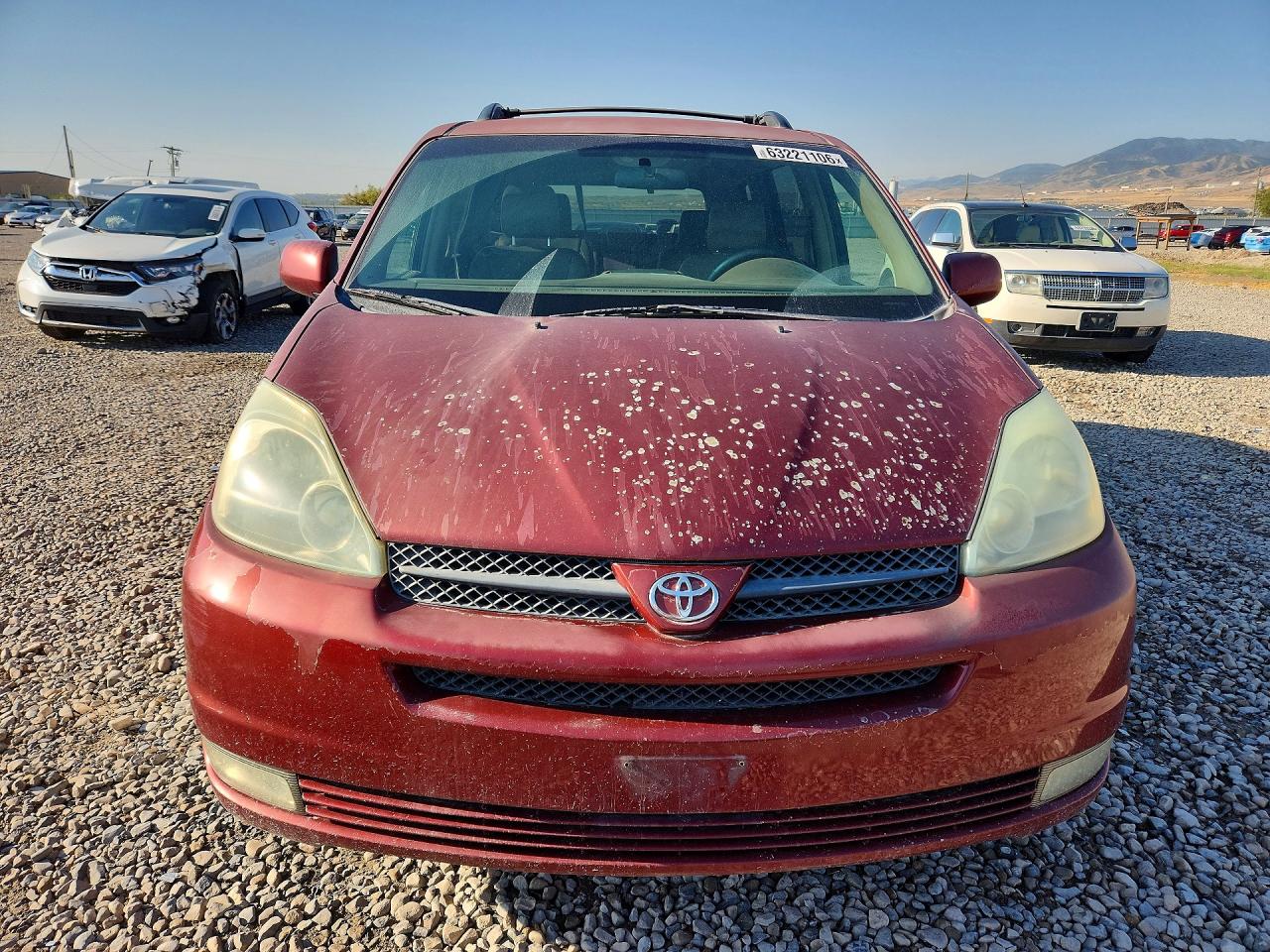 2004 Toyota Sienna Xle 7 Passenger Burgundy vin: 5TDZA22C54S142189