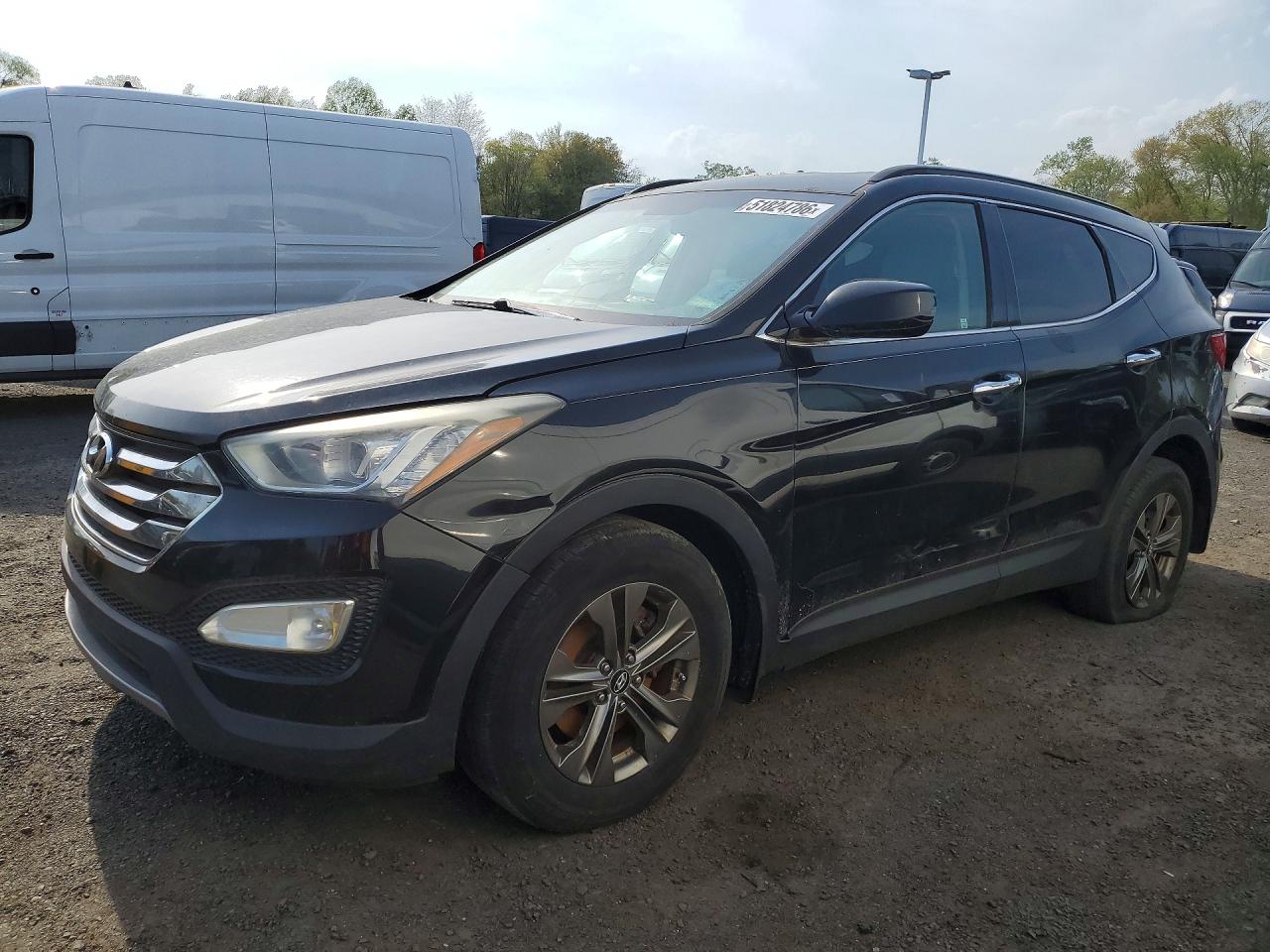 2013 Hyundai Santa Fe Sport 2.4l Черный vin: 5XYZUDLB5DG076331