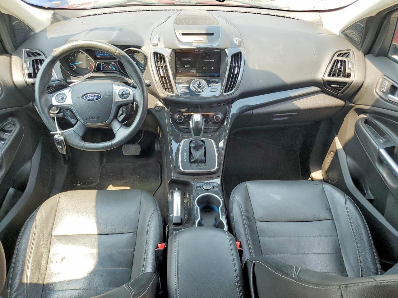 2014 Ford Escape Titanium Red vin: 1FMCU9JX0EUB53328