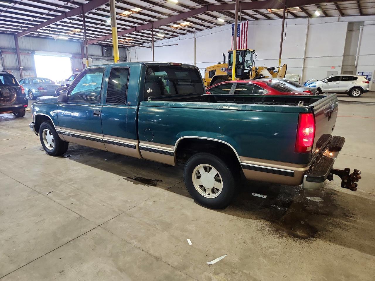 1998 Gmc Sierra C1500 Зеленый vin: 1GTEC19R9WE551124