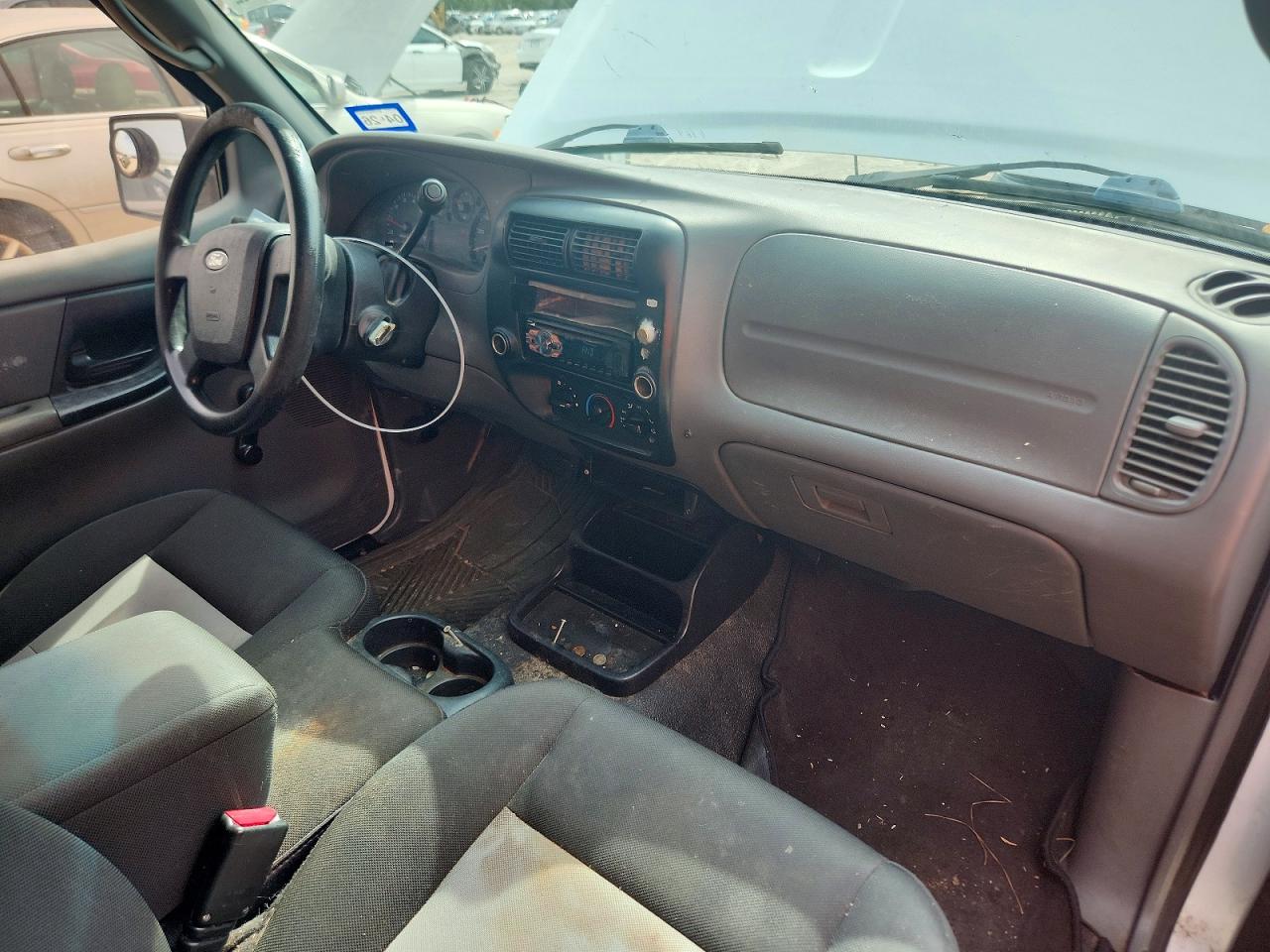 2009 Ford Ranger Super Cab Белый vin: 1FTYR14D09PA59145