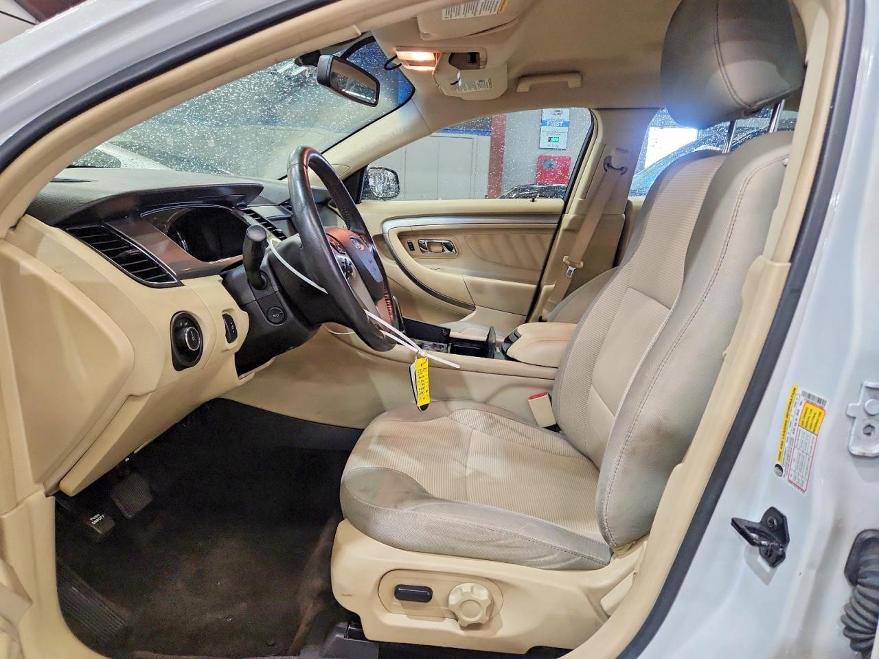 2015 Ford Taurus Sel White vin: 1FAHP2H83FG129067
