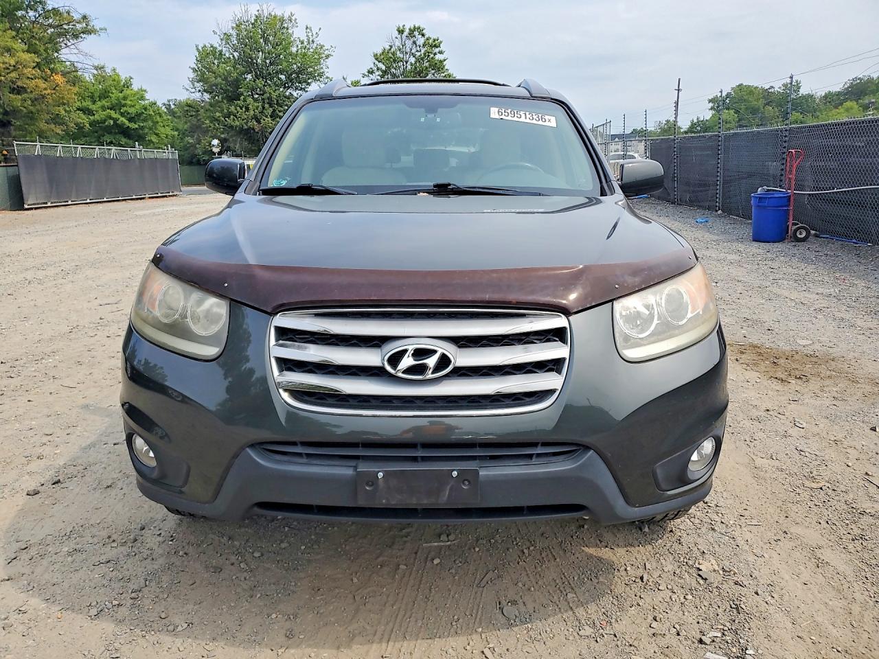 2012 Hyundai Santa Fe Limited Charcoal vin: 5XYZK3AB9CG112636