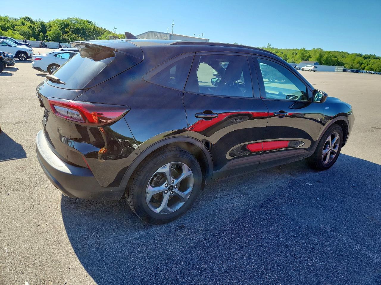 2025 Ford Escape St Line Черный vin: 1FMCU0MN8SUA10001