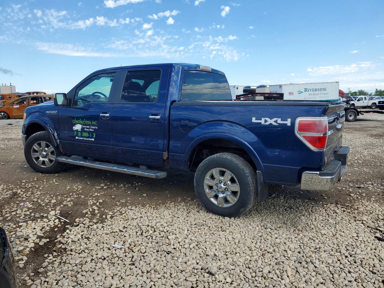2010 Ford F150 Supercrew Black vin: 1FTFW1EV0AFC71528