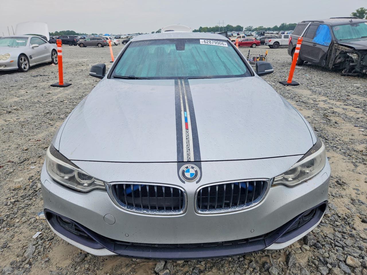 2014 Bmw 428 I Sulev Silver vin: WBA3V7C56EP770505