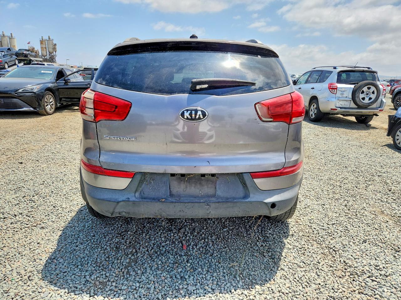 2015 Kia Sportage Lx Gray vin: KNDPB3AC3F7723277