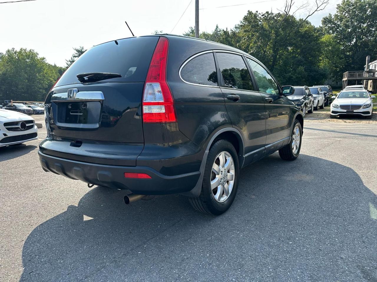 2008 Honda Cr-v Ex Black vin: JHLRE48588C028254