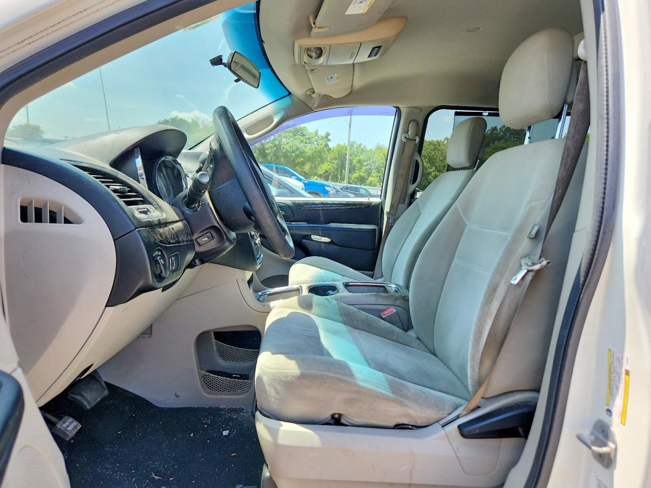 2013 Dodge Grand Caravan Sxt White vin: 2C4RDGCG4DR599882
