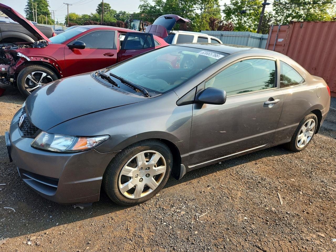2010 Honda Civic Lx Серый vin: 2HGFG1B69AH531547