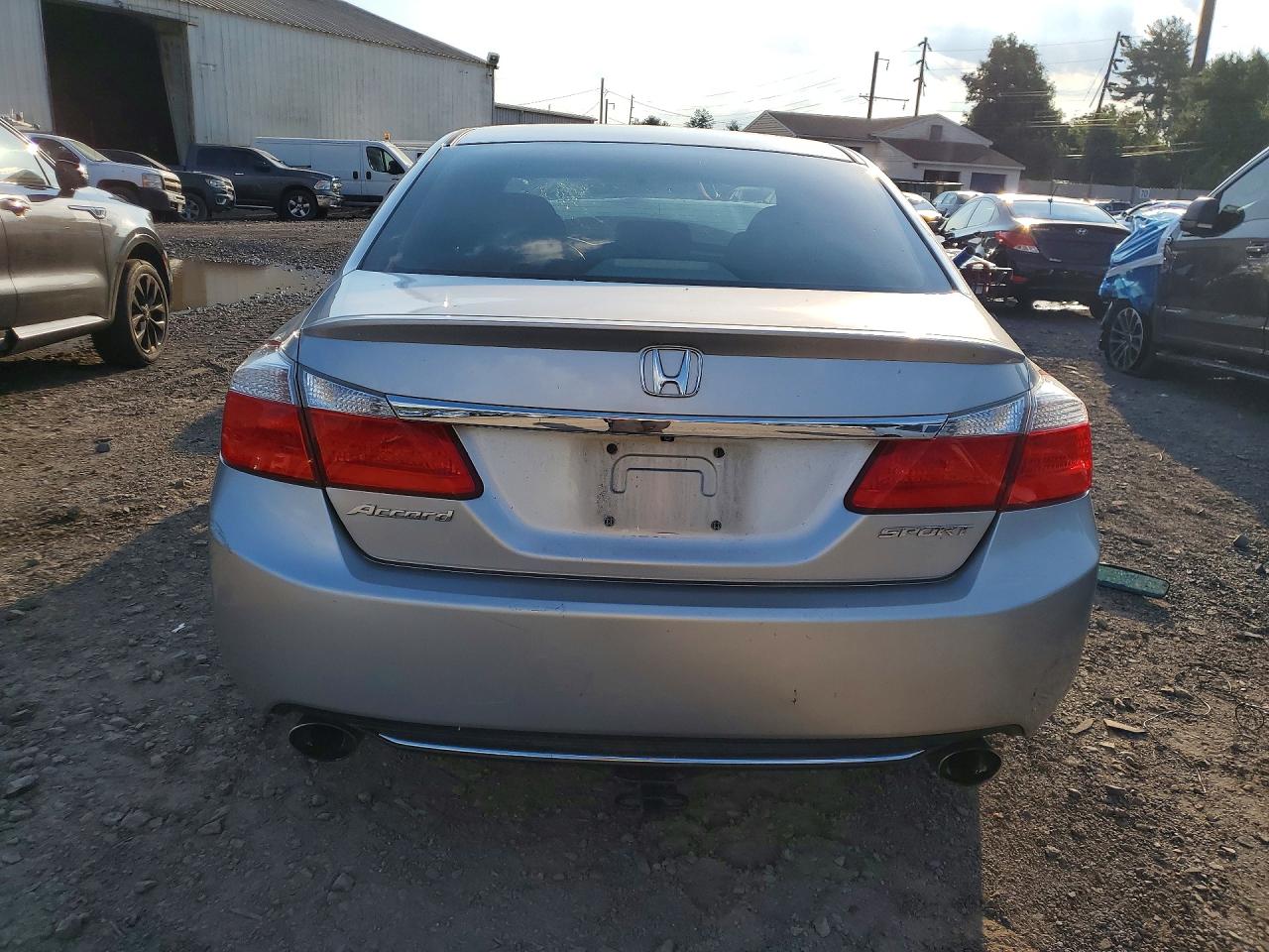 2014 Honda Accord Sport Серый vin: 1HGCR2F56EA063110