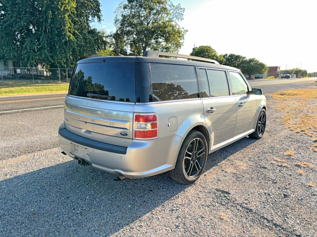 2014 Ford Flex Limited Silver vin: 2FMHK6DT1EBD23253