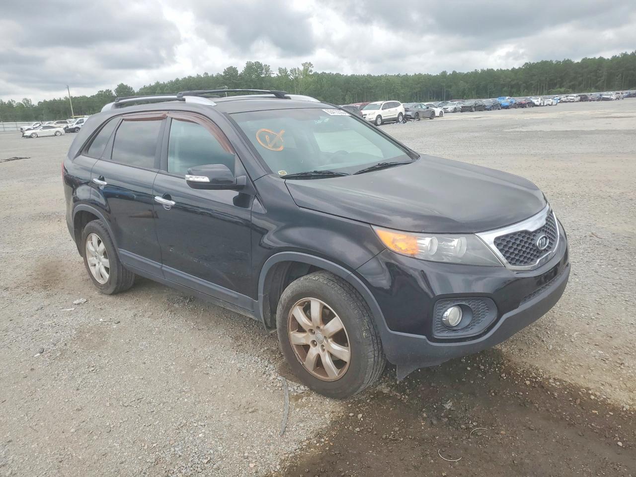 2013 Kia Sorento Lx Black vin: 5XYKT3A67DG411934